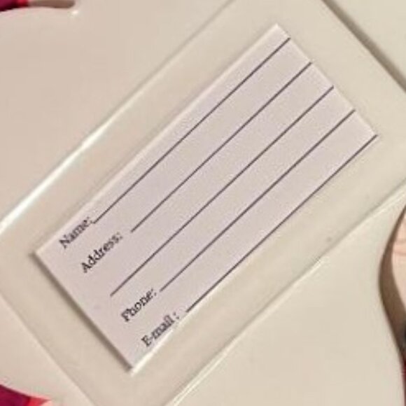 BRAND NEW ~ CHERRY / CHERRIES / TRAVEL / TRAVELING BAG TAGS & WRISTLET STRAP SET - Picture 8 of 11